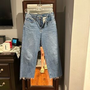 J Crew slim wide leg jean size 27 petite